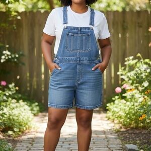 Denim Blue Women's Jean Overalls